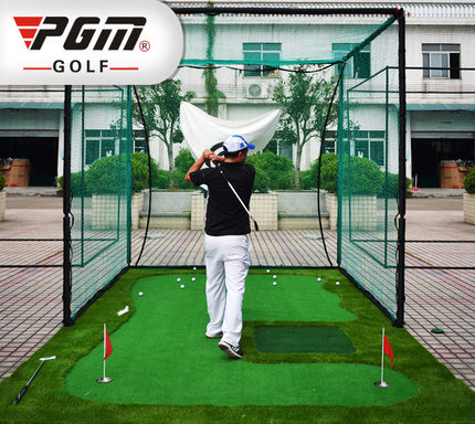 Golf Course Swing Trainer Outdoor Professional Strike Cage Practice Net can be matched against mat fruit Ridge Packaged