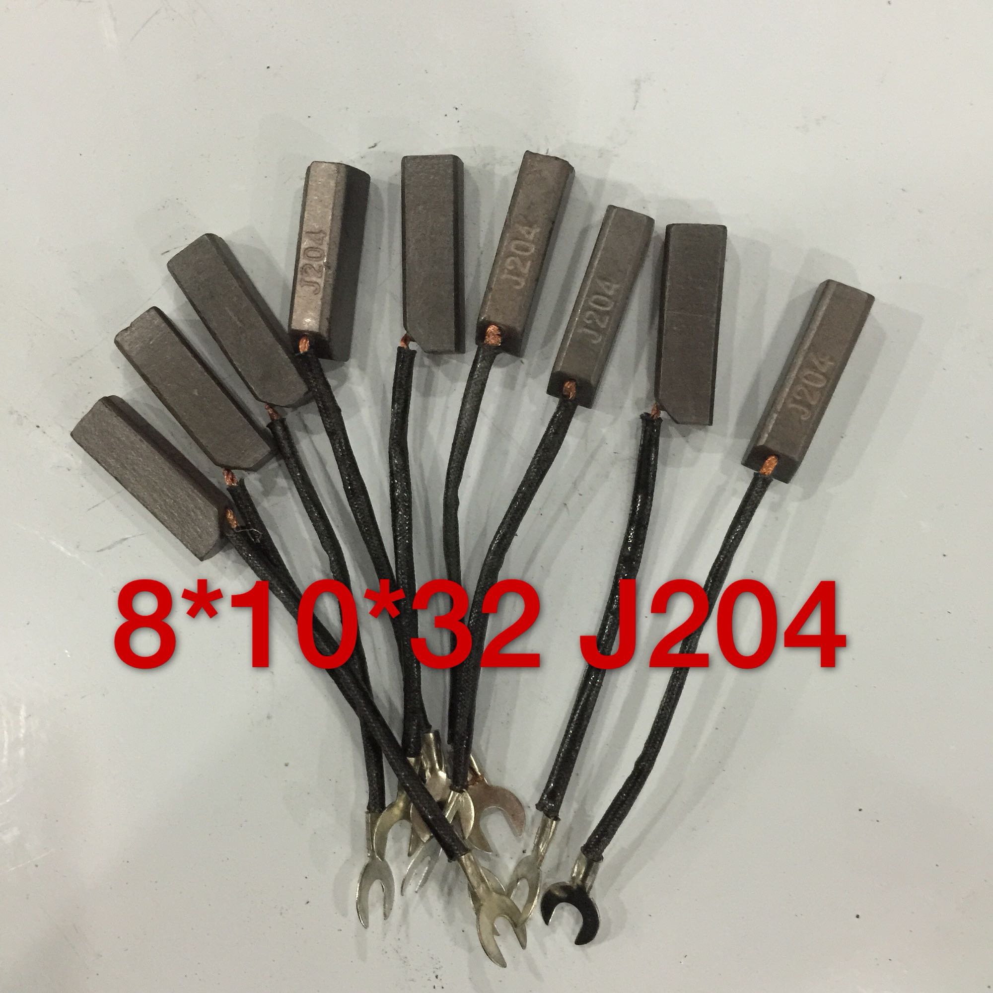 Generator brush 8*10*32MM J204 semi-copper carbon brush generator accessories