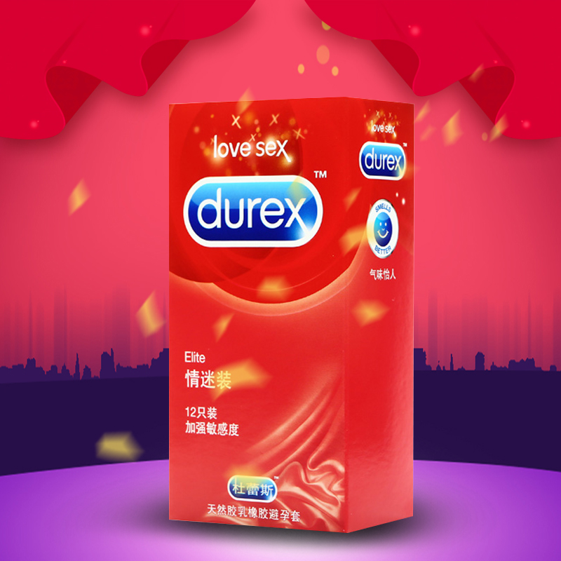 杜蕾斯 情迷装12只 超薄超敏感安全套 情趣男女两性夫妻成人用品Z