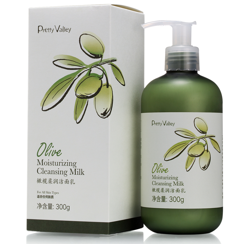 汇美舍 橄榄柔润洁面乳300ml 深层清洁补水保湿低泡男女