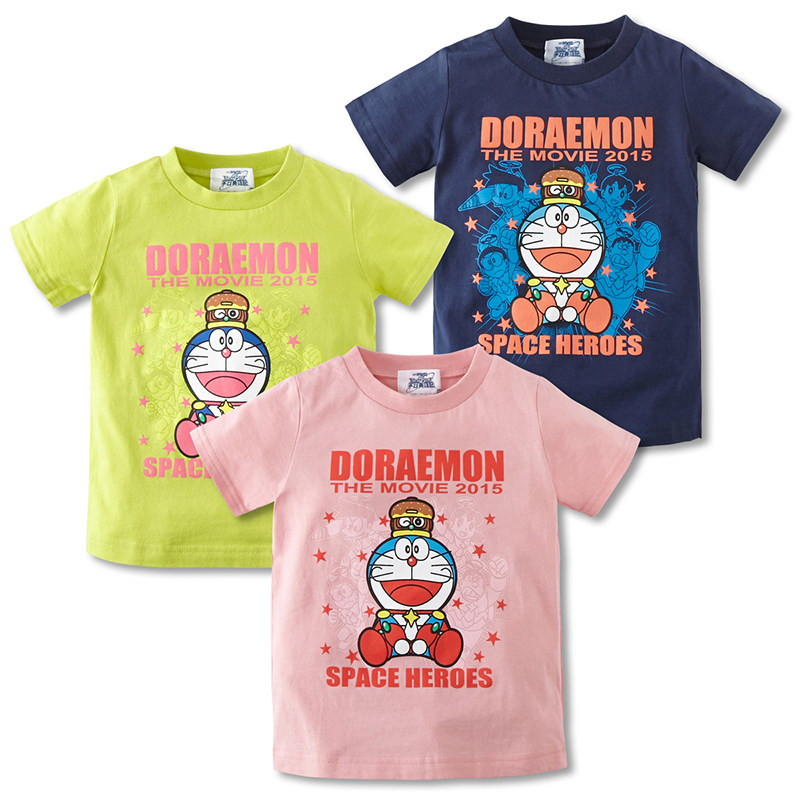 2022 New Products Dinged Cat Children Cartoon Foreign Trade Foreign Trade Boy Clothing Boy Pure Cotton T-Shirt Round Collar Short Sleeve Girl Summer Clothes