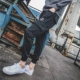 LMTNZD mùa đông ban đầu quần thể thao cotton hoang dã Mỹ thường xuyên quần yếm quần lửng nam quần jogger nam Quần làm việc