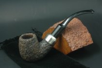 Peterson KP 307 Rock Nanwood System Pipe Army plug silver ring