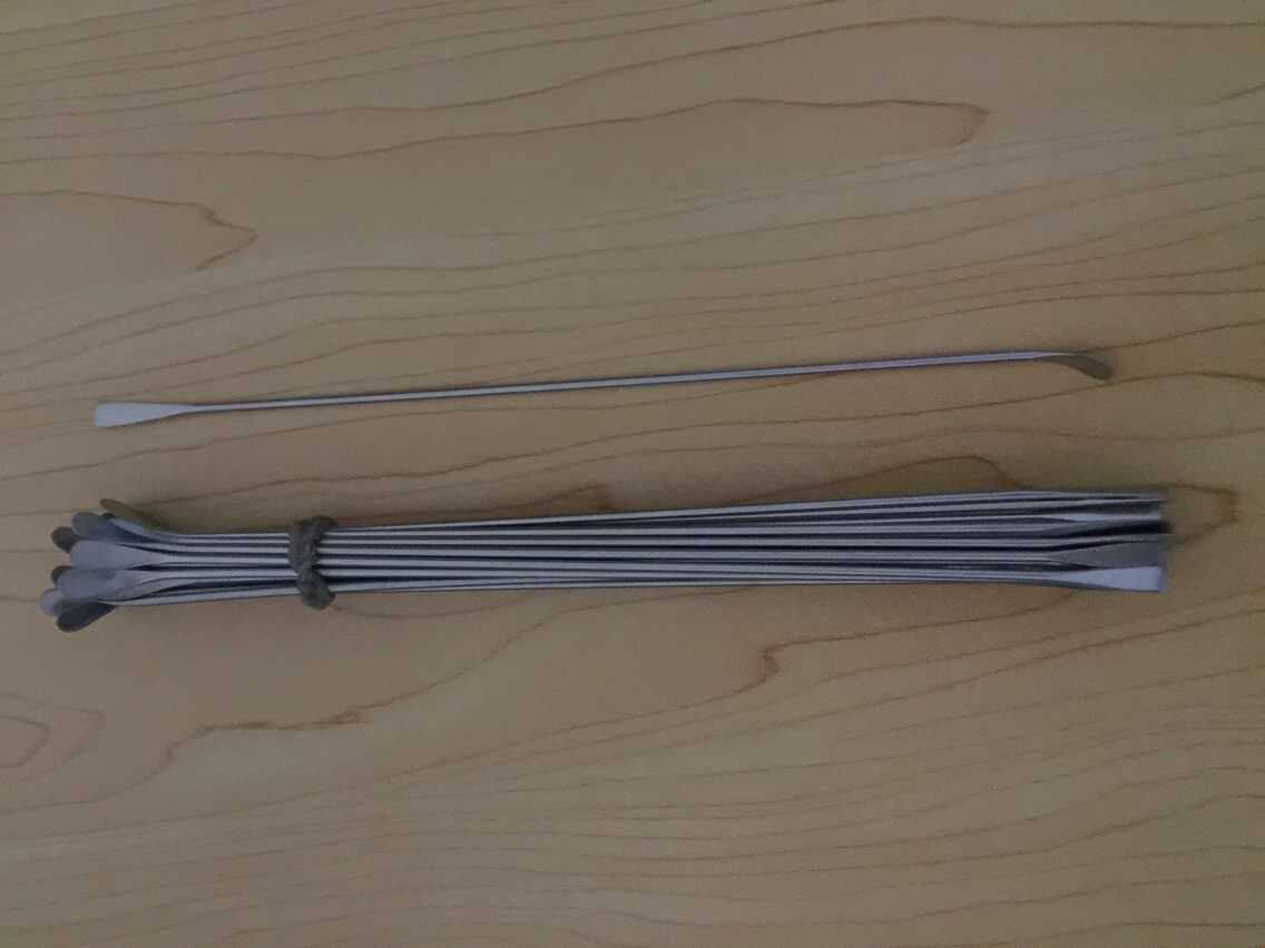 Experiment spatula 1 5mm 2mm 2 5mm 3 0mm stainless steel medicine spatula