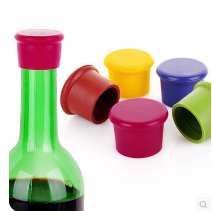 A1759 Candy-colored food-grade silicone fresh-keeping bottle caps, wine corks, red wine corks, beer seasoning corks