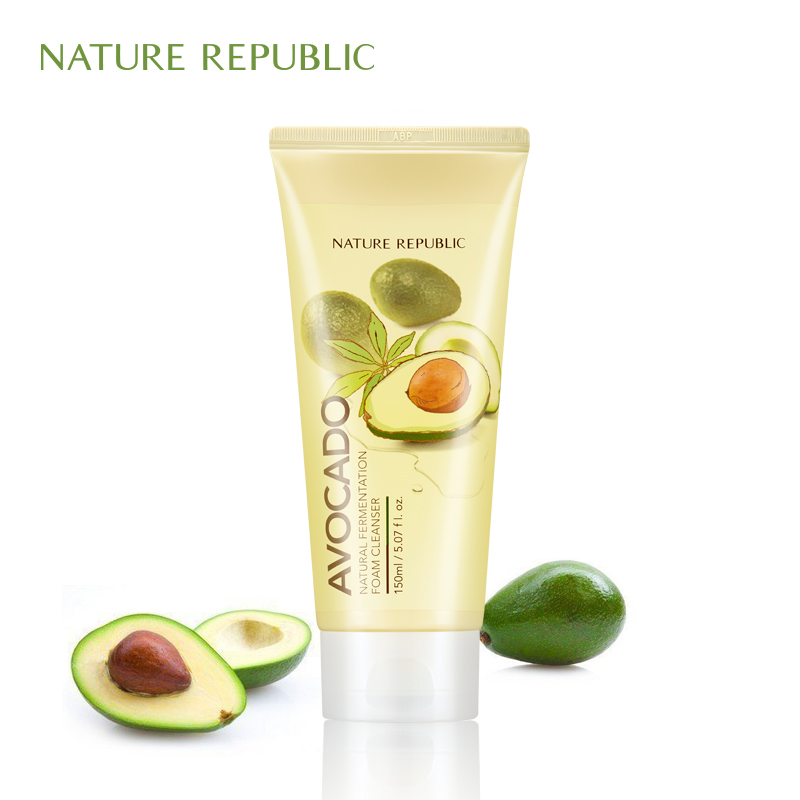 Nature Republic自然乐园鳄梨保湿深层清洁乳洗面奶洁面150ml