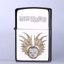 Genuine Authorized MAGICBUS Face Band Joint ZIPPO Silver Zhippo Lighter Rock