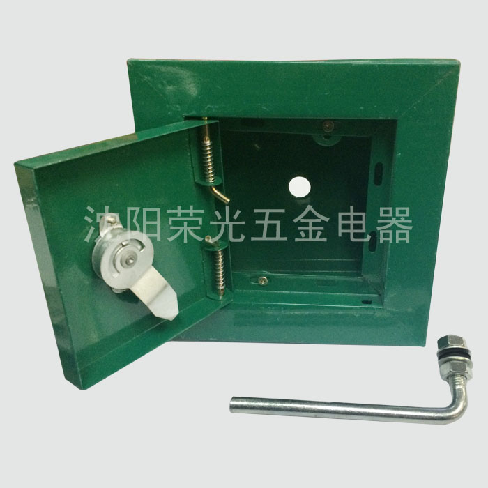 Lightning protection test box Lightning box test box grounding small wire cloth box resistance box dark green box thickened iron sheet