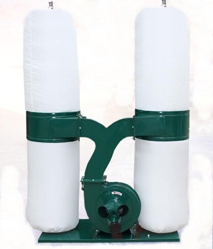 Wood working machinery suction dust machine dust collector double groove four-bag vacuum cleaner