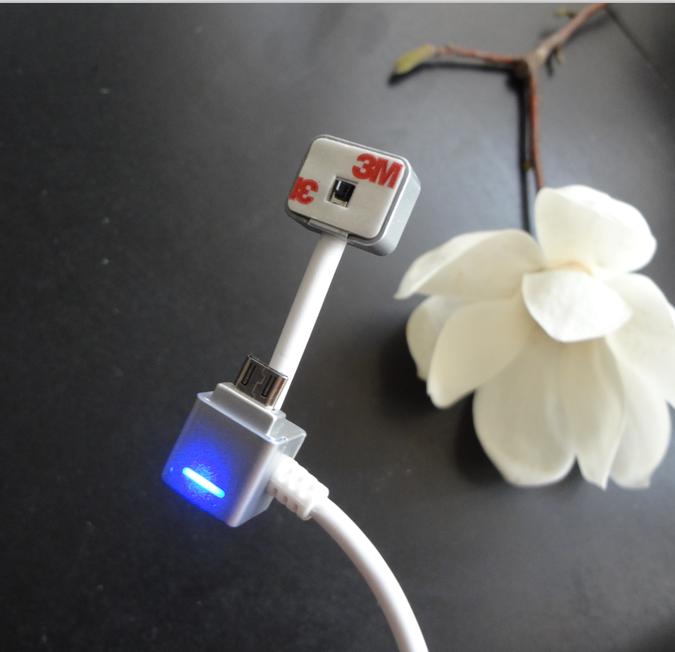 Samsung Apple Five 6 7 Android Universal Burglar Alarm Line USB Port Universal Anti-theft Charging Line 2 strips