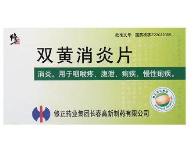 修正 双黄消炎片 0.4g*24片/盒