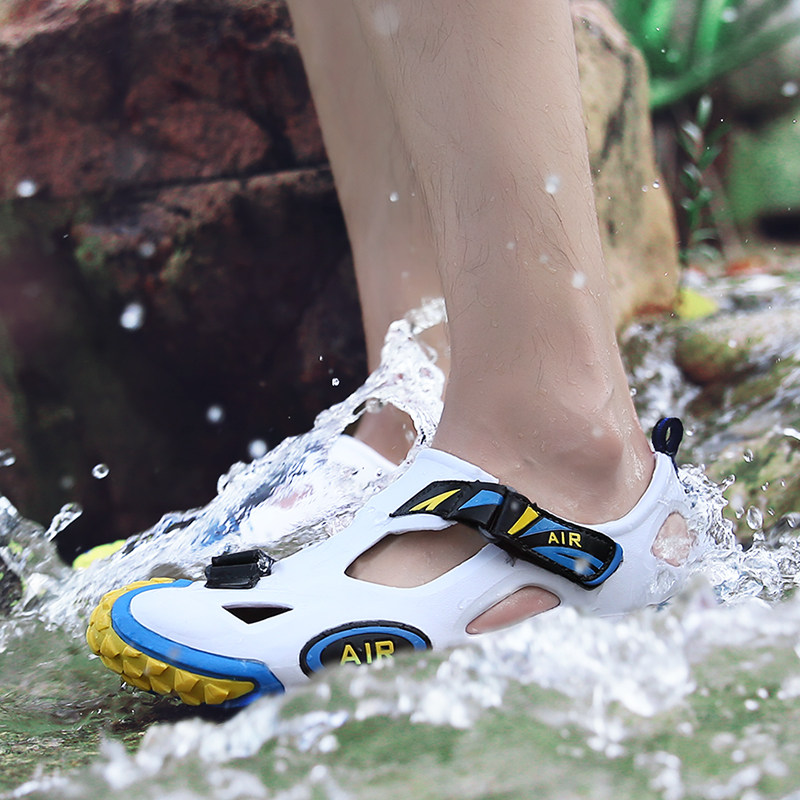 Outdoor traceable shoes men and women sandals summer dry anti-ski amphibian hiking shoes waterfishing shoes
