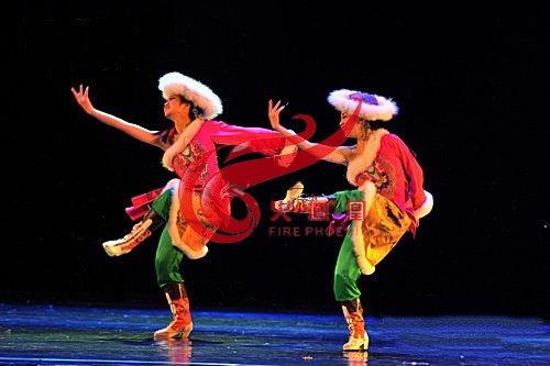 Classic women's group dance Tibetan dance Everything raw dance costumes Costume Costumes Original customization