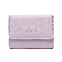 WC WEGO Japan Magazine Harajuku Short Tri-fold Leather Wallet Card Bag Coin Purse Coin Bag Small Wallet