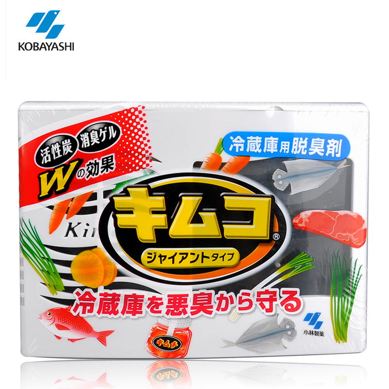 日本原装进口小林制药冰箱 除味剂活性炭啫喱8倍除臭 冷藏室用
