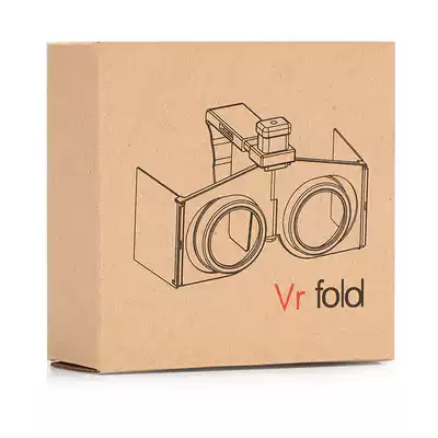 Foreign trade explosion VR fold mini folding glasses virtual reality 3D glasses support 3 5-6 inch mobile phone spot
