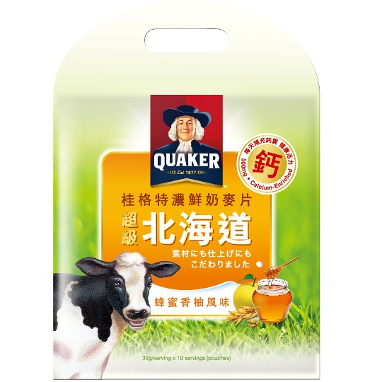 桂格 蜂蜜香柚超级麦片(28gx10包)QUAKER台湾官网直邮进口