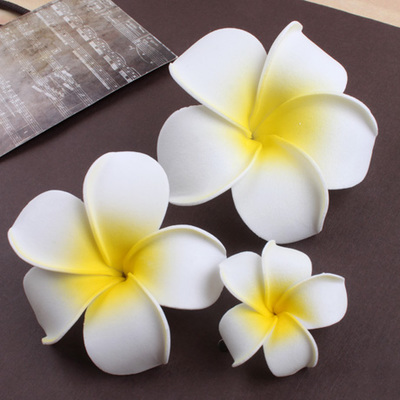 Beach seaside tourism resort Jiapin simulation head flower headdress Hair accessories Hairpin frangipani