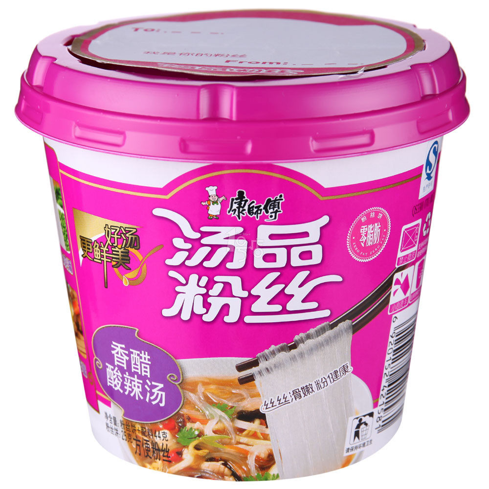 康师傅 方便粉丝 香醋酸辣汤 44g/杯