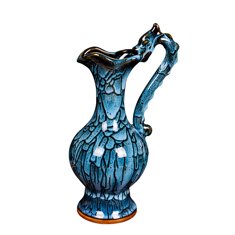 Cb64 archaize of jingdezhen ceramic up of jun porcelain vases, flower arrangement sitting room home decoration wine porch place