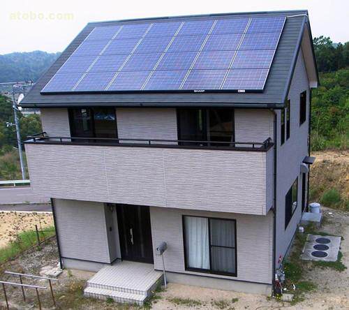 Repair Water County Family 4kw Four kilowatts Roof Distributed network Solar Photovoltaic Power Generation System Power Station