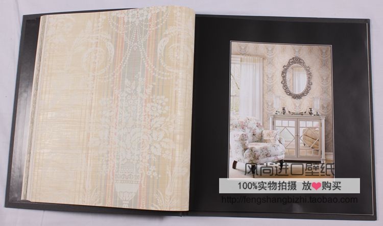 American imported pure paper wallpaper Sibrube seabrook wallpaper American Country Grand Residence Boutique