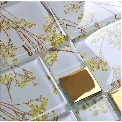 Explosive (Farisha) Mirror Mosaic TV Background Wall Sticker Puzzle Glass Crystal Building Material Tile Carved