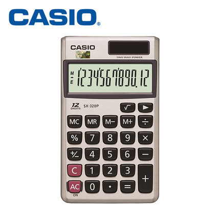 CASIO Calculator Small Calculator Solar Portable Leather Case Portable Calculator Calculator Calculator Cute Portable Calculator Cute Calculator Mini Cute Office Supplies