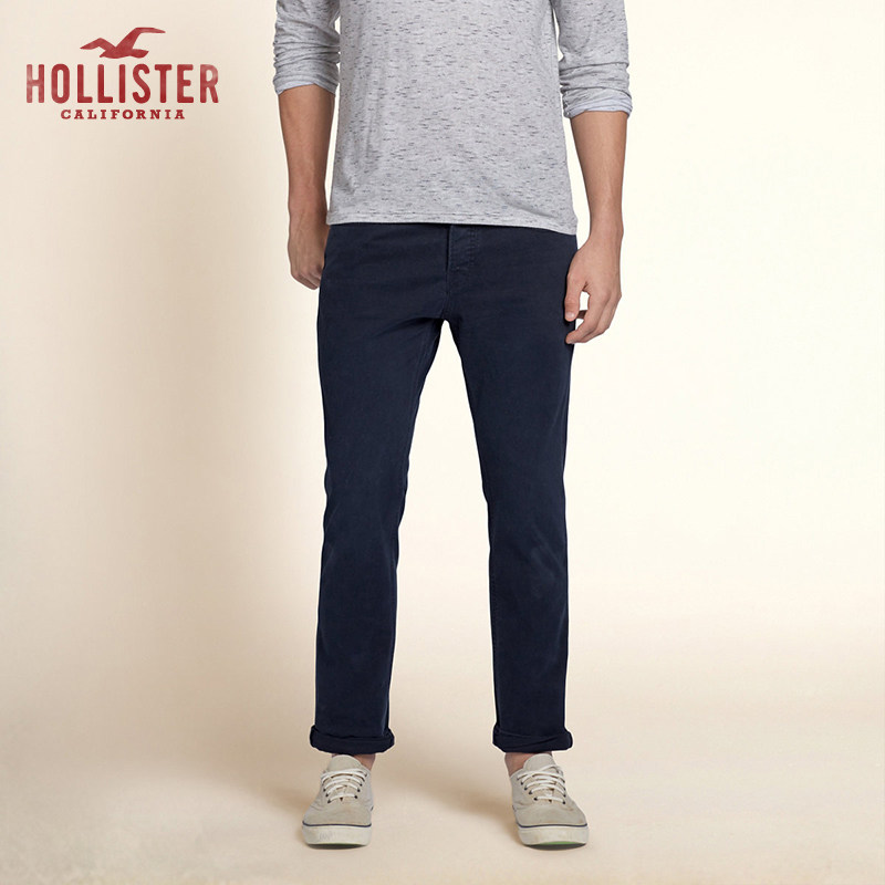 Hollister 5 口袋 Skinny休闲裤 男 85496
