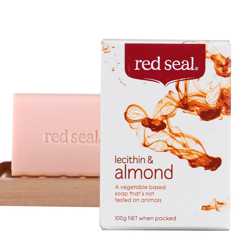 Red Seal红印2块蜂胶手工皂+2块杏仁卵磷脂手工皂滋润香皂直邮组