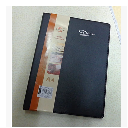 Shen Shi A4-2 leather notebook Advanced diary thick diary thin A4 large book 130 sheets 260 pages