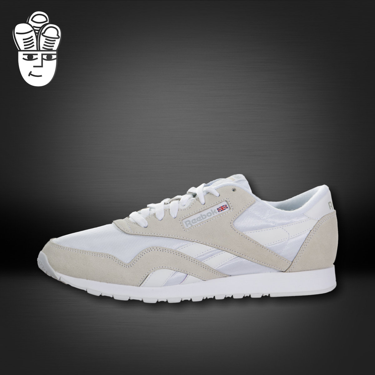 Reebok Classic Nylon锐步男子复古跑步鞋 运动休闲鞋