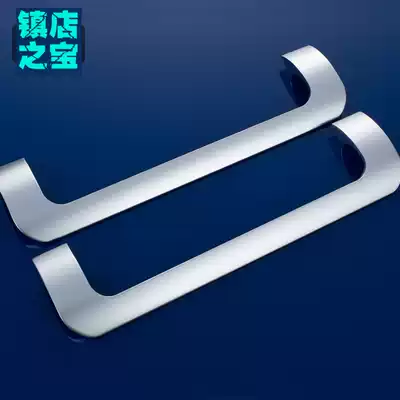Spot solid aluminum alloy door handle alumina frameless glass door handle champagne gold black silver white