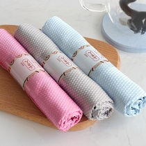 Japanese fish scale cloth wipe glass without leaving marks water absorption no hair loss table cloth household kitchen cleaning cloth dish cloth