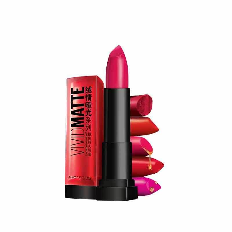 美宝莲绝色持久唇膏绒情哑光 柔亮魅惑口红唇彩唇釉