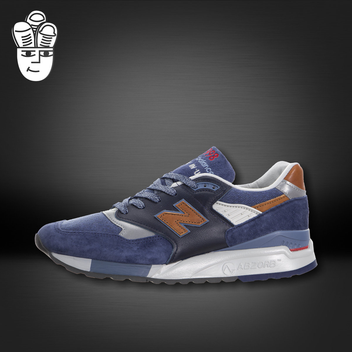 New Balance 998 美产限量 男子复古跑鞋 总统慢跑鞋 运动休闲鞋