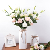 Beautiful living room decoration flower bellflower simulation flower silk flower fake flower table flower arrangement Home decoration floral art