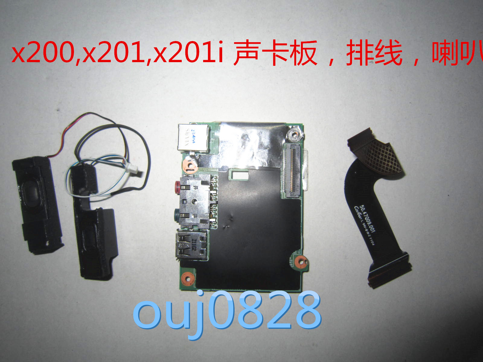 IBM X201 X201I X200 X200 card board audio connector USB small board cable speaker