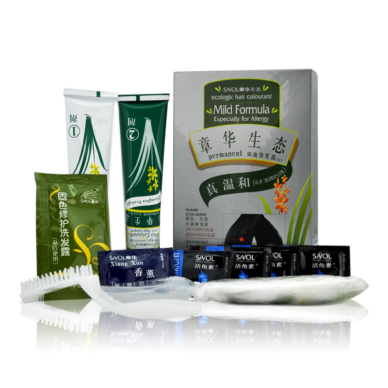 【天猫超市】章华生态焗油染发霜140ml 温和染发剂染发膏