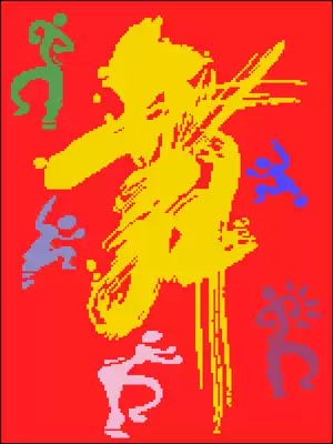 Cross stitch electronic drawings 3053 dance XSD source file
