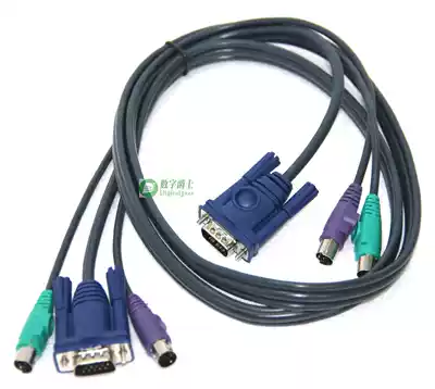 Chuangwei KVM dedicated line PS2 male-to-female connecting line male-to-male KVM extender switcher line 1 5 meters