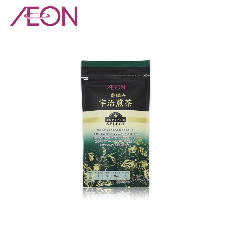 【AEON】日本TOPVALU SELECT 初春采摘 宇治煎茶100g