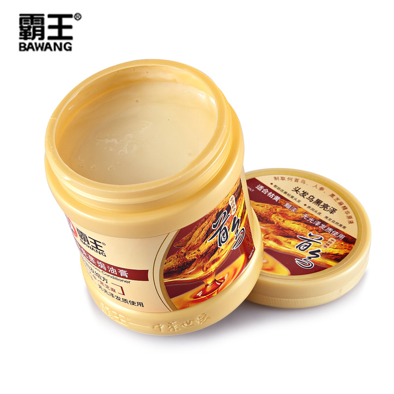 霸王 乌发固发免蒸焗油发膜500g 何首乌人参 枯黄暗淡发质适用