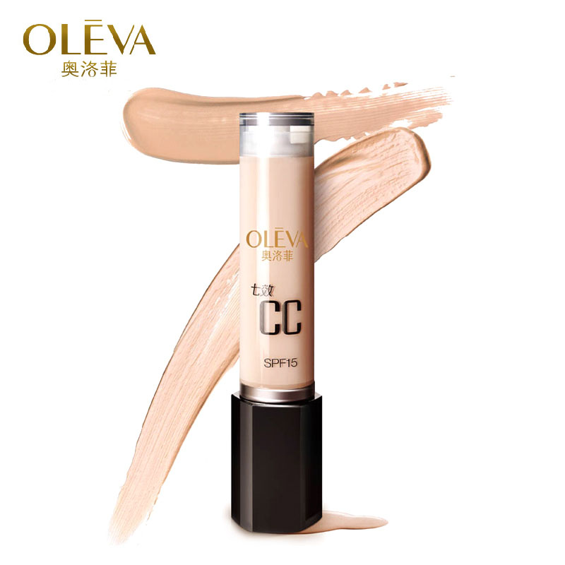 Oleva/奥洛菲润透亮颜霜 遮瑕粉底液保湿隔离裸妆CC霜bb霜SPF15