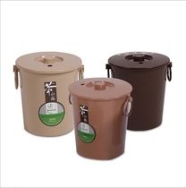 Waste bucket tea bucket tea bucket kung fu plastic tea bucket tea drum tea drum waste bucket tea table trash bin tea set bucket