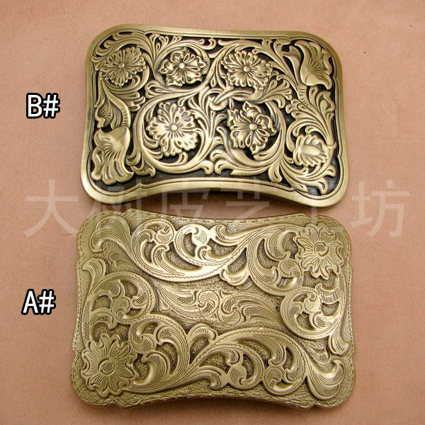 40mm Brass Plate Buckle Belt Buckle Head (T146)