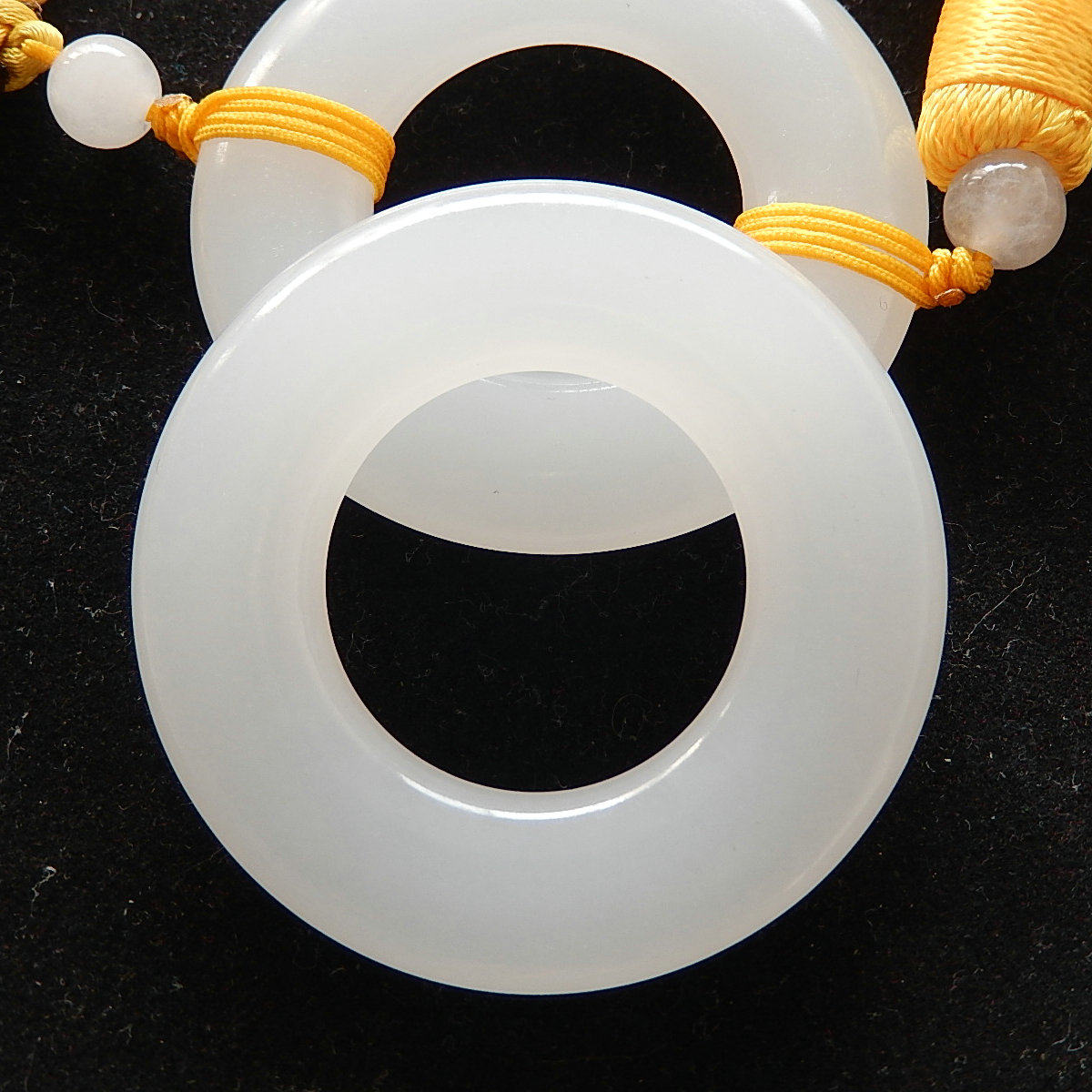 Jade jade pendant natural Afghan jade white jade safe buckle jade pendant pendant men and women necklace jade ring jewelry jade pendant