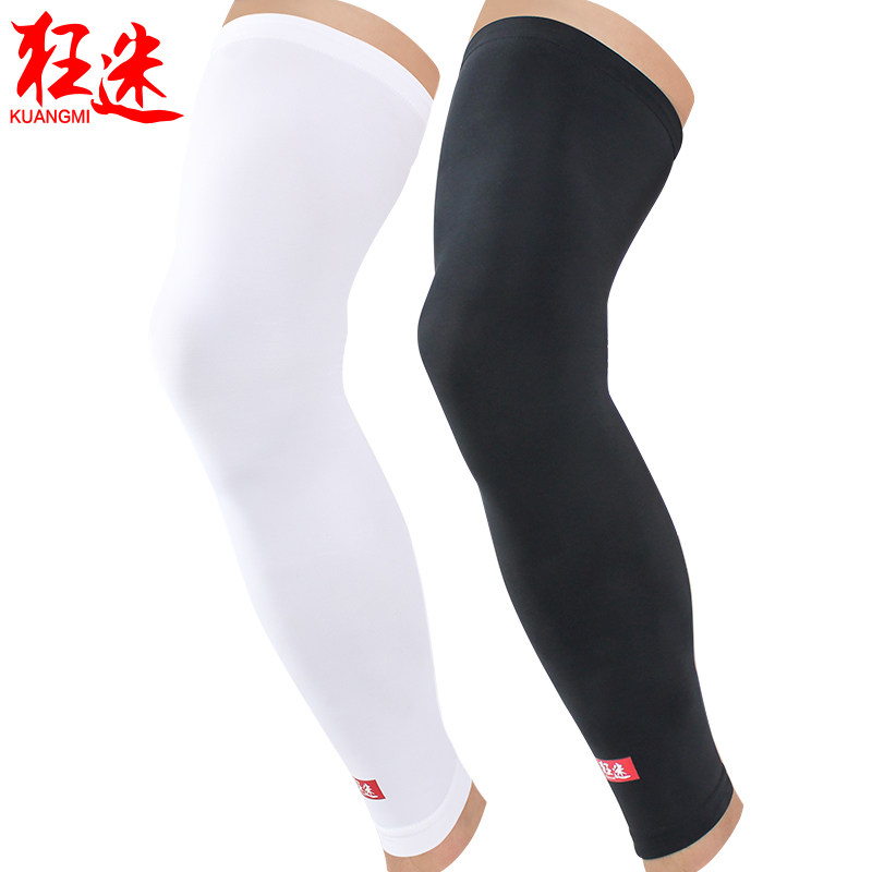 Crazy summer thin shin guards basketball sports knee guards lengthened shin guards men's outdoor knee guards calf sports guards