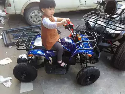 Little bull electric ATV four-wheel electric four-wheeler children toy car children car with shelf reverse gear