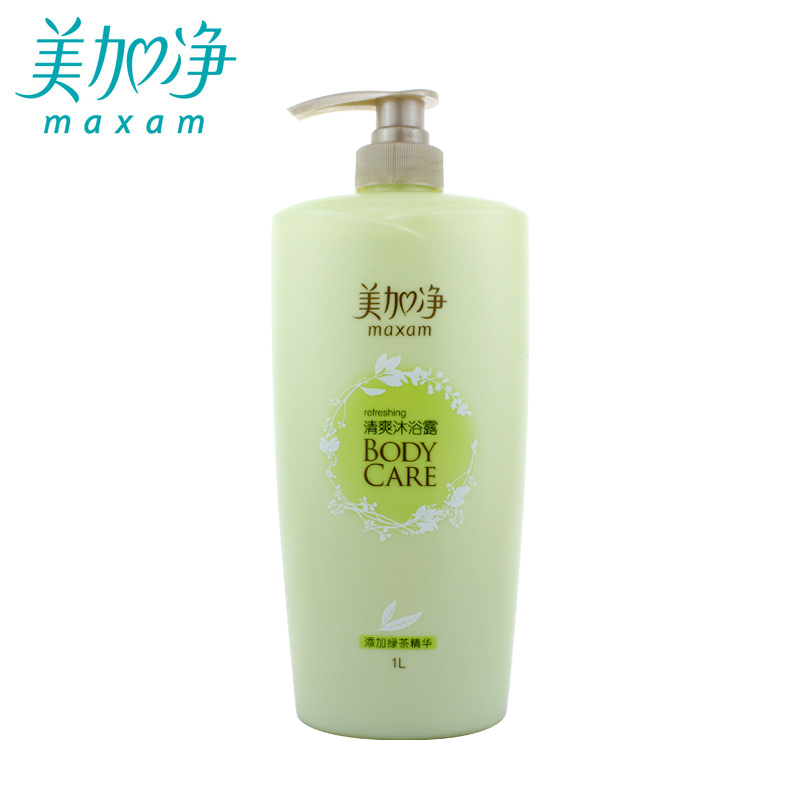 【美加净官方专卖店】美加净清爽沐浴露绿茶精华1L国货身体沐浴液